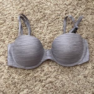Victoria’s Secret Bra 34C Multi-Way Gray Underwire NEW